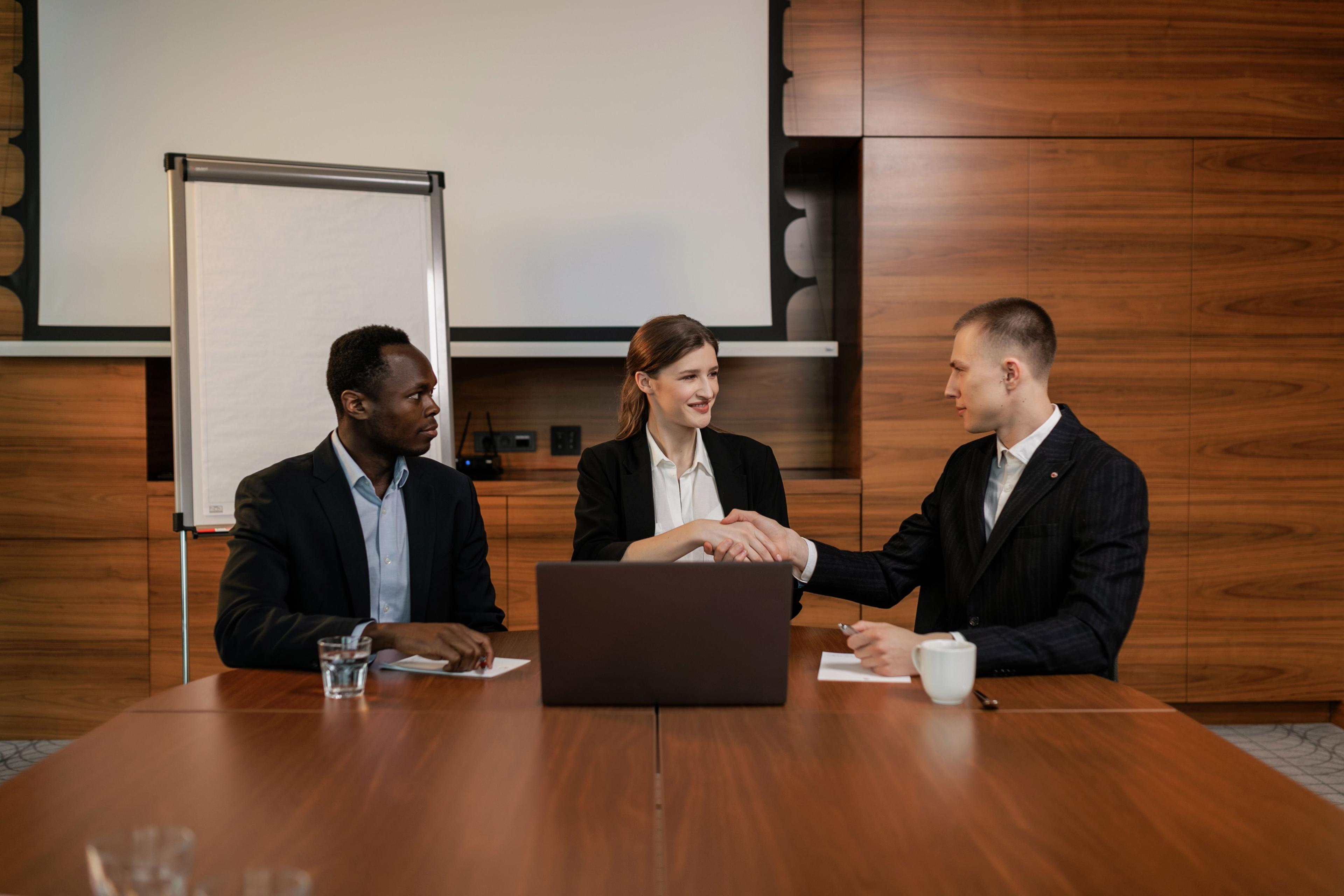 A data analyst interview in progress